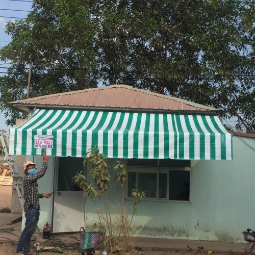 Mái hiên di động quay tay giá rẻ