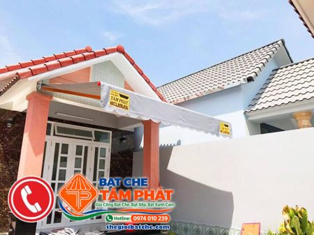 Mái hiên di động, mái che quay tay - Thế Giới Bạt Che Tâm Phát