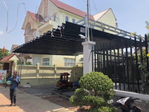 Lắp đặt mái xếp