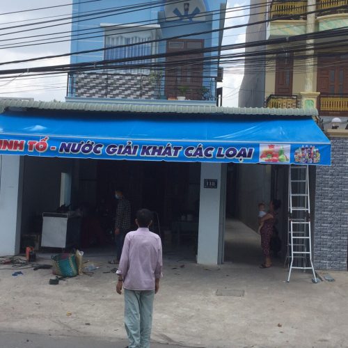 Mái hiên di động quay tay giá rẻ