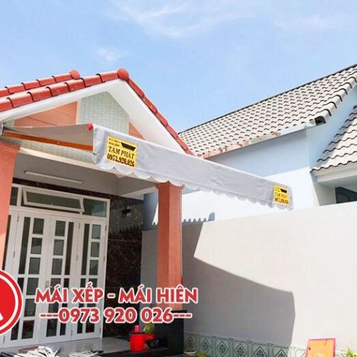 Mái hiên di động quay tay giá rẻ