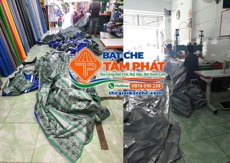 Xưởng gia công may bạt che, bạt xếp Tâm Phát