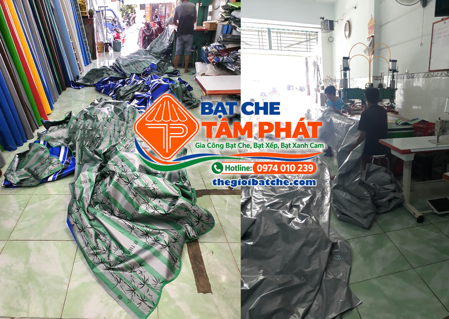 Xưởng bạt che Tâm Phát: địa chỉ gia công may bạt che, bạt xếp tại TPHCM gần đây uy tín, giao nhanh