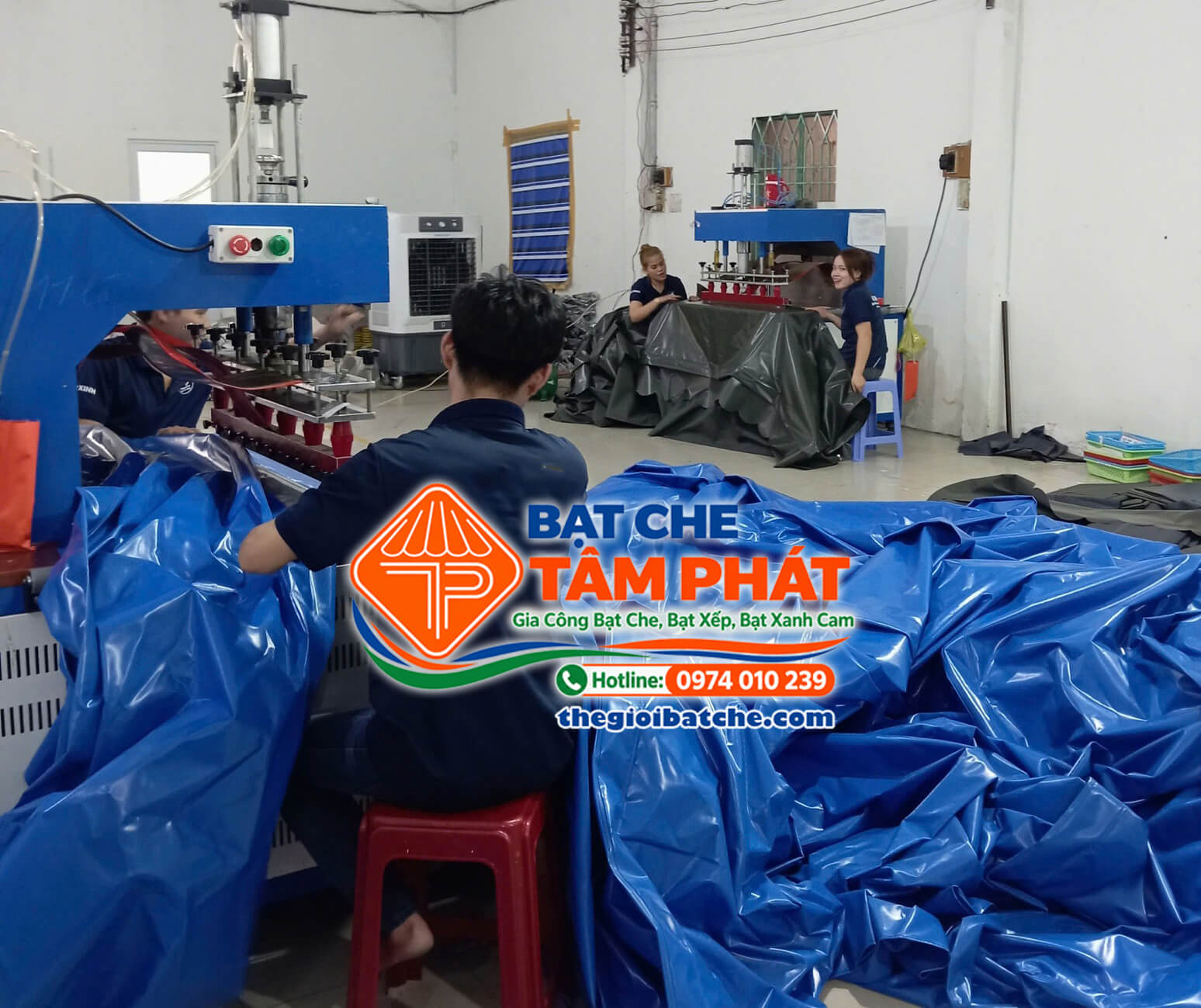 May ép bạt nhựa, bạt che, bạt phủ theo yêu cầu giá rẻ