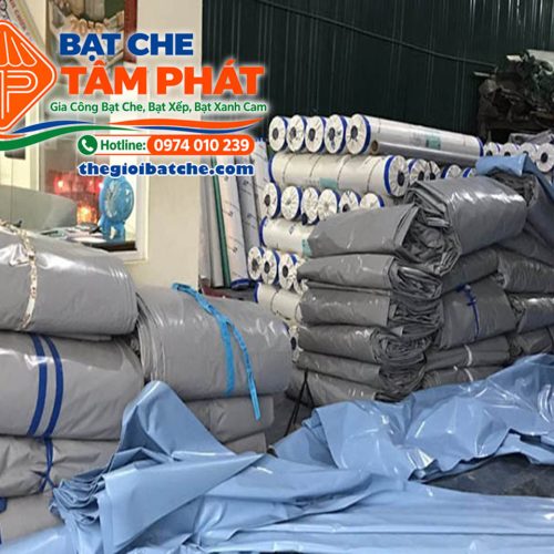 Xưởng gia công may bạt che, bạt xếp Tâm Phát
