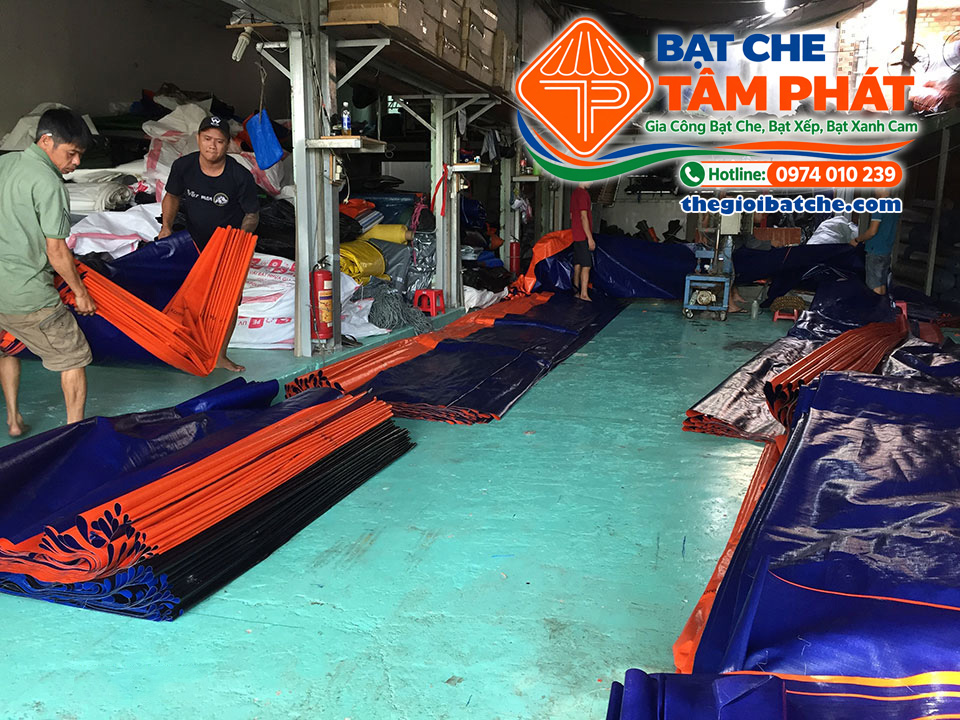 Kho bạt Tâm Phát chuyên cung cấp sỉ lẻ bạt xanh cam giá rẻ tại Hà Tĩnh
