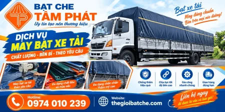 May bạt xe tải gần đây giá rẻ - Bạt che Tâm Phát