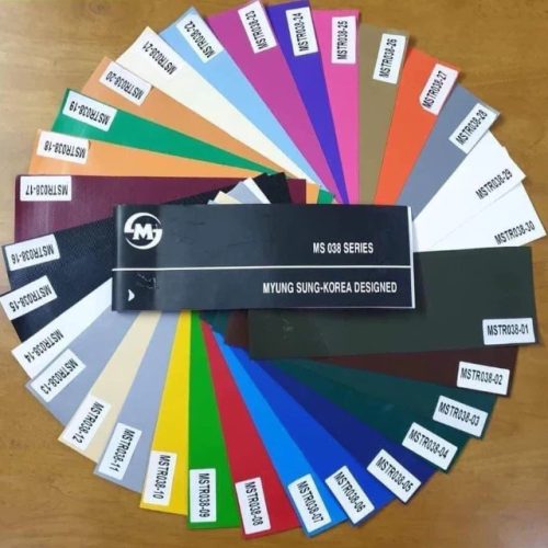 Bảng màu bạt PVC