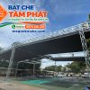 Bạt mái che di động sân Pickleball giá rẻ - Bạt che Tâm Phát