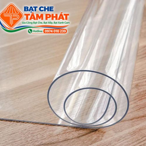 Bạt nhựa PVC trong suốt che nắng mưa giá rẻ - Bạt che Tâm Phát