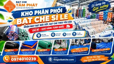 Xưởng May Ép Bạt Tâm Phát – Gia Công Bạt Che Nắng Mưa, Mái Hiên, Mái Xếp Theo Yêu Cầu Giá Rẻ